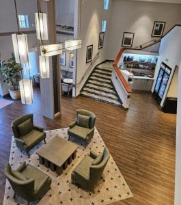 Our Airy, Two-Story Lobby is Beautiful!
