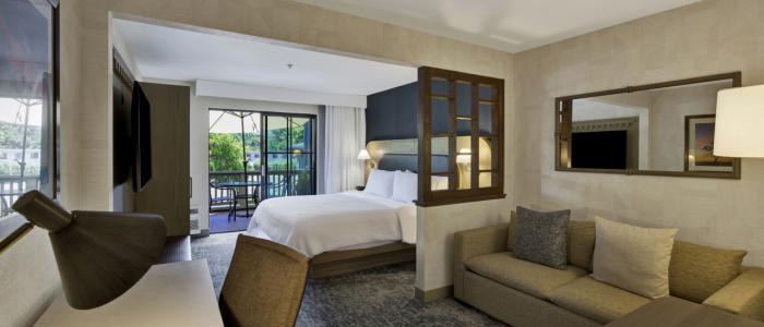Ask about our special King Studio Suite with wetbar and a private balcony (there's only one!)