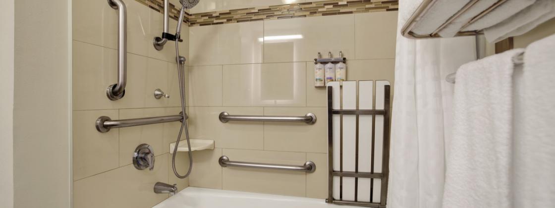 Accessible Bathtub in an ADA Accessible guestroom
